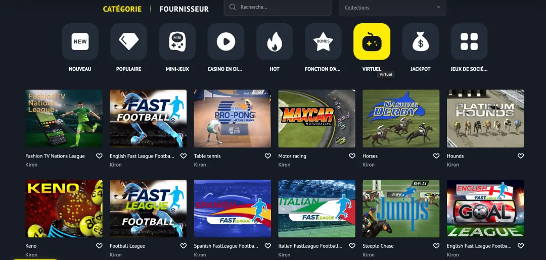 Yonibet virtual sport
